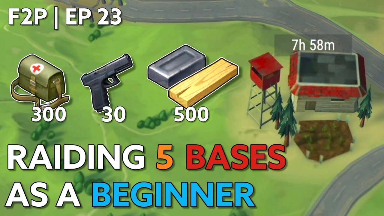 Getting Rich By Raiding 5 Bases As A Free To Play Player! | F2P EP 23 | Last Day On Earth : Survival