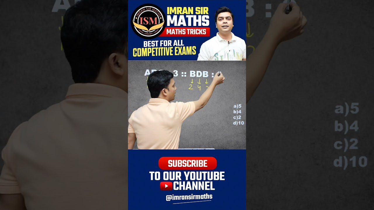 Mixed Analogy Tricks | Reasoning Tricks | Maths Tricks | imran sir maths #shorts