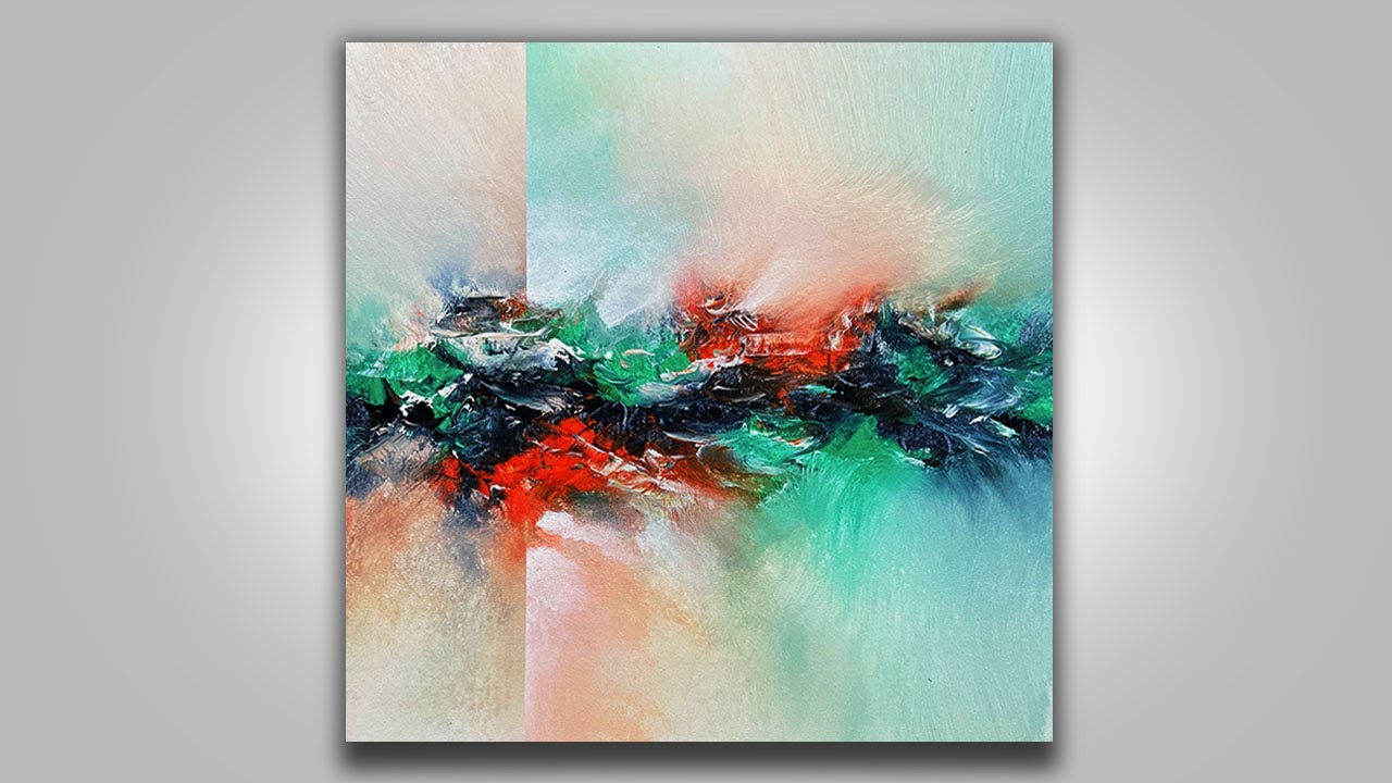 Abstract Art for Beginners | Simple Textures & Color Blends | 545