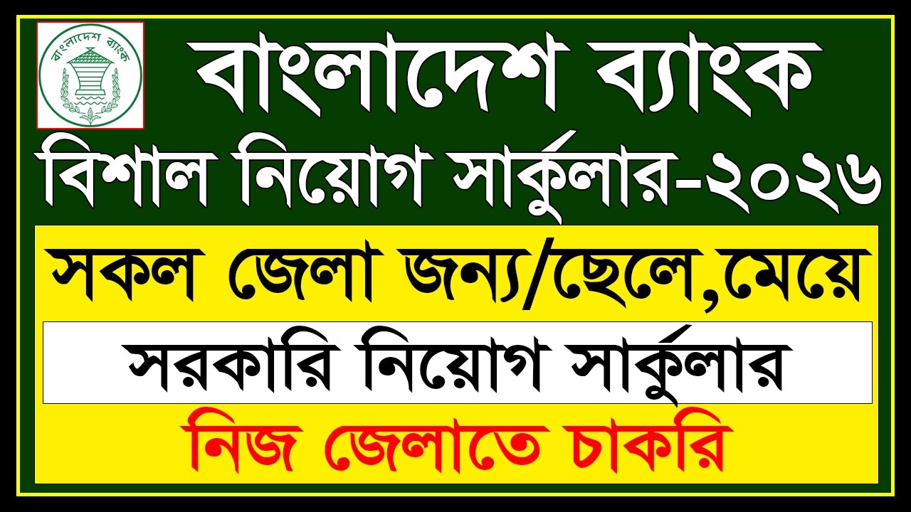 বাংলাদেশ ব্যাংকে নিয়োগ 2025 | বাংলাদেশ ব্যাংকে আবেদন পদ্ধতি 2025 | Bangladesh Bank Job Circular 2025