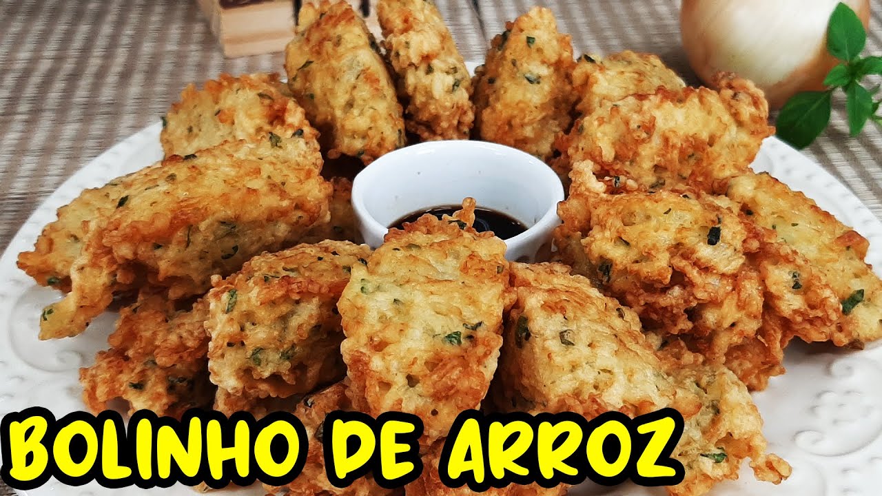 COMO FAZER BOLINHO DE ARROZ RÁPIDO E FÁCIL | Cebola e Salsa