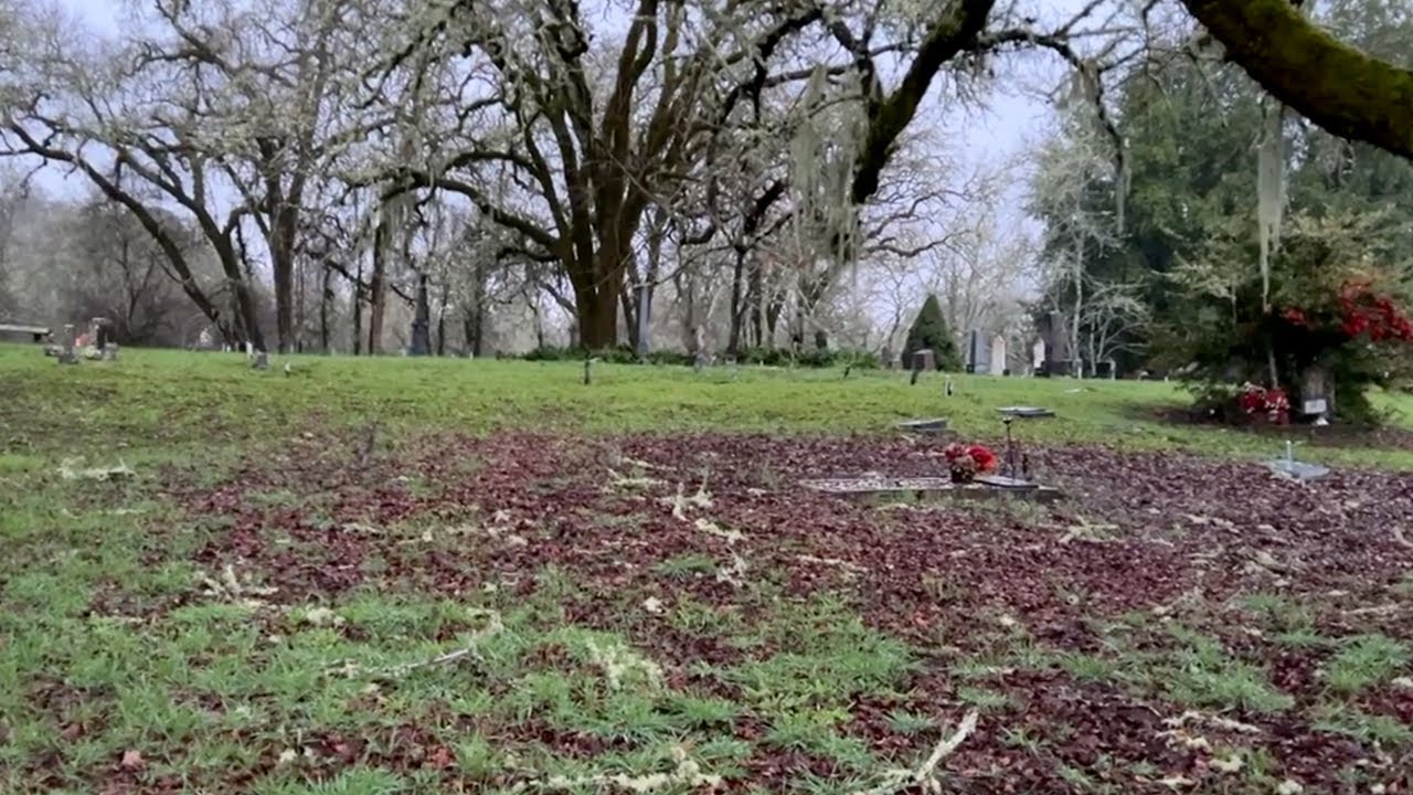Green Valley Cemetery in the Winter