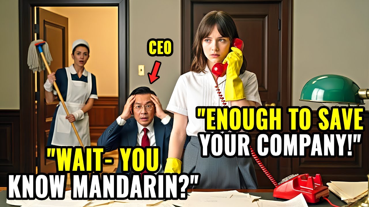 Janitor's Daughter Answers a Call in Mandarin — Ends Up Saving the Billionaire CEO’s Biggest Client
