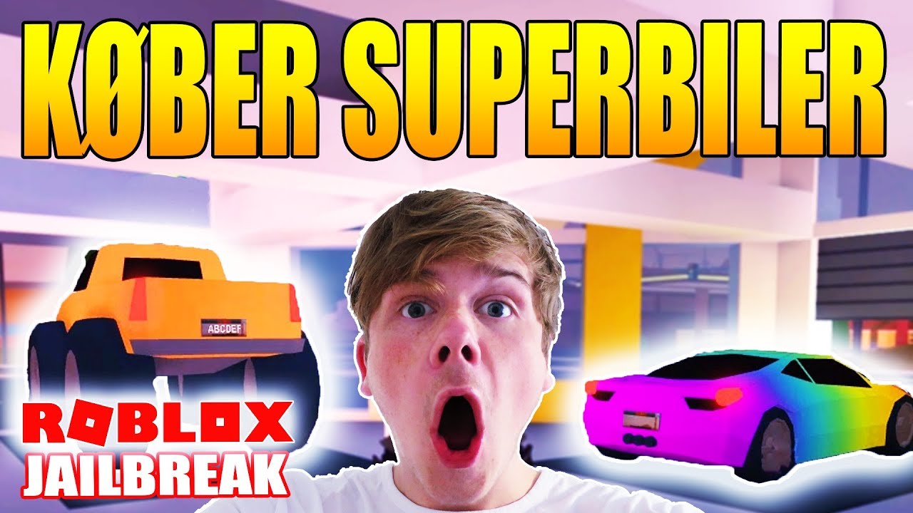 JAILBREAK - MONSTERTRUCK OG KØBER FERRARI (NY UPDATE) - DANSK ROBLOX - [#13]