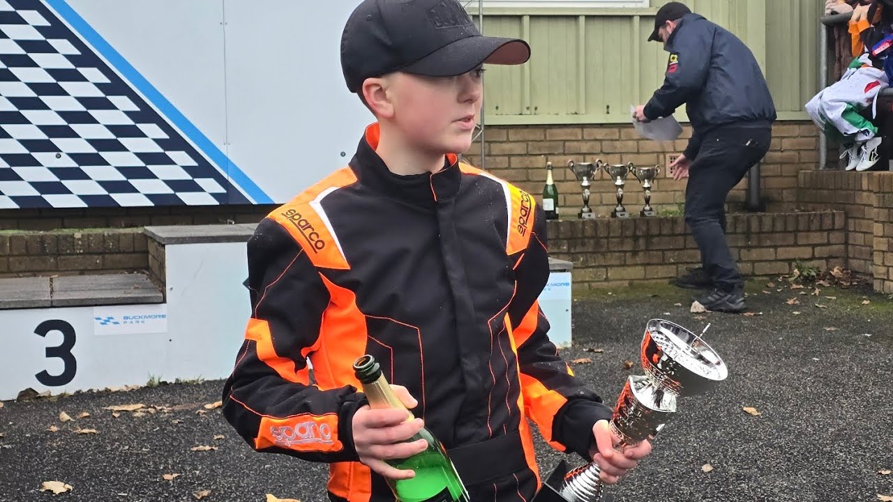 P1 junior rookie 🏆 at buckmore park
