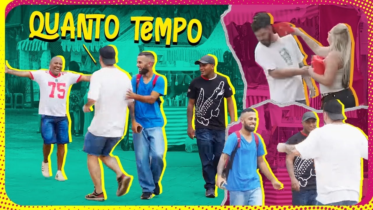 PEGADINHA COMPRIMENTANDO DESCONHECIDOS