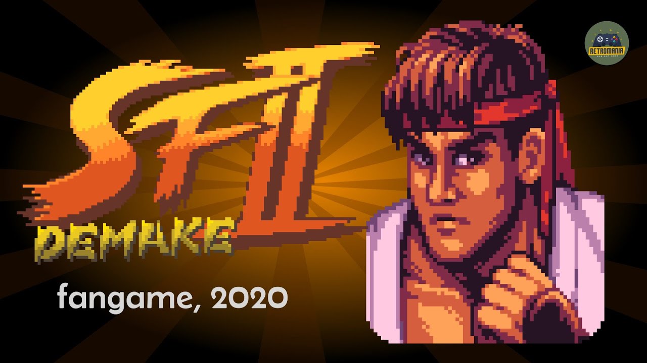 SF2 Demake: Карманный Рю такой милый, не правда ли?