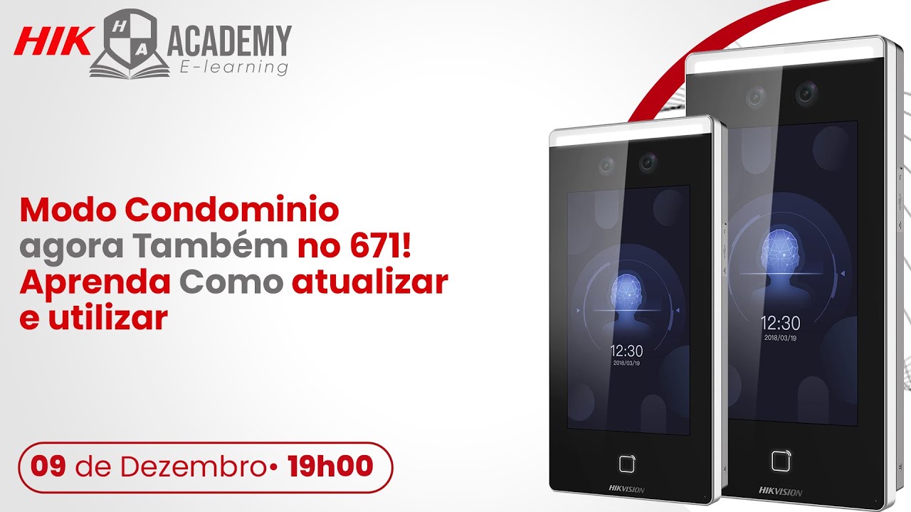 Aprenda como atualizar e utilizar o Terminal Facial 671 da Hikvision