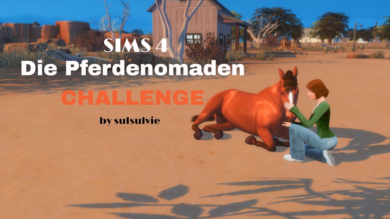 Sims 4: Die Pferdenomaden CHALLENGE 🐴☁️ | Challenge Vorstellung | GER/DE