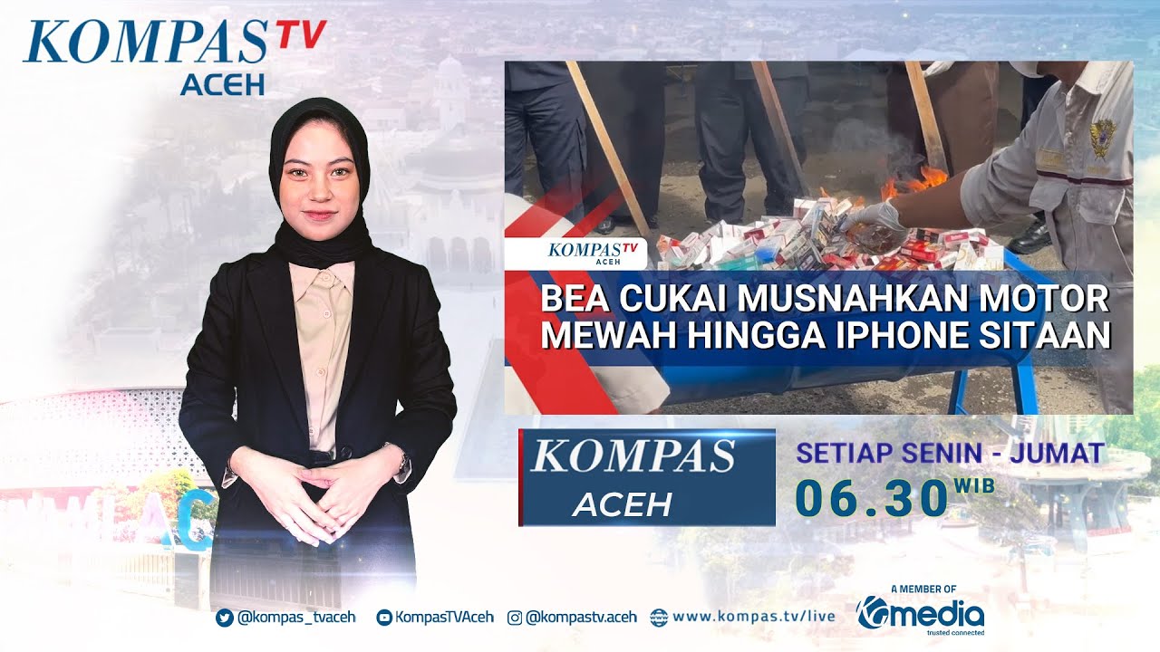 Bea Cukai Musnahkan Barang Tangkapan | KOMPAS ACEH 24102025