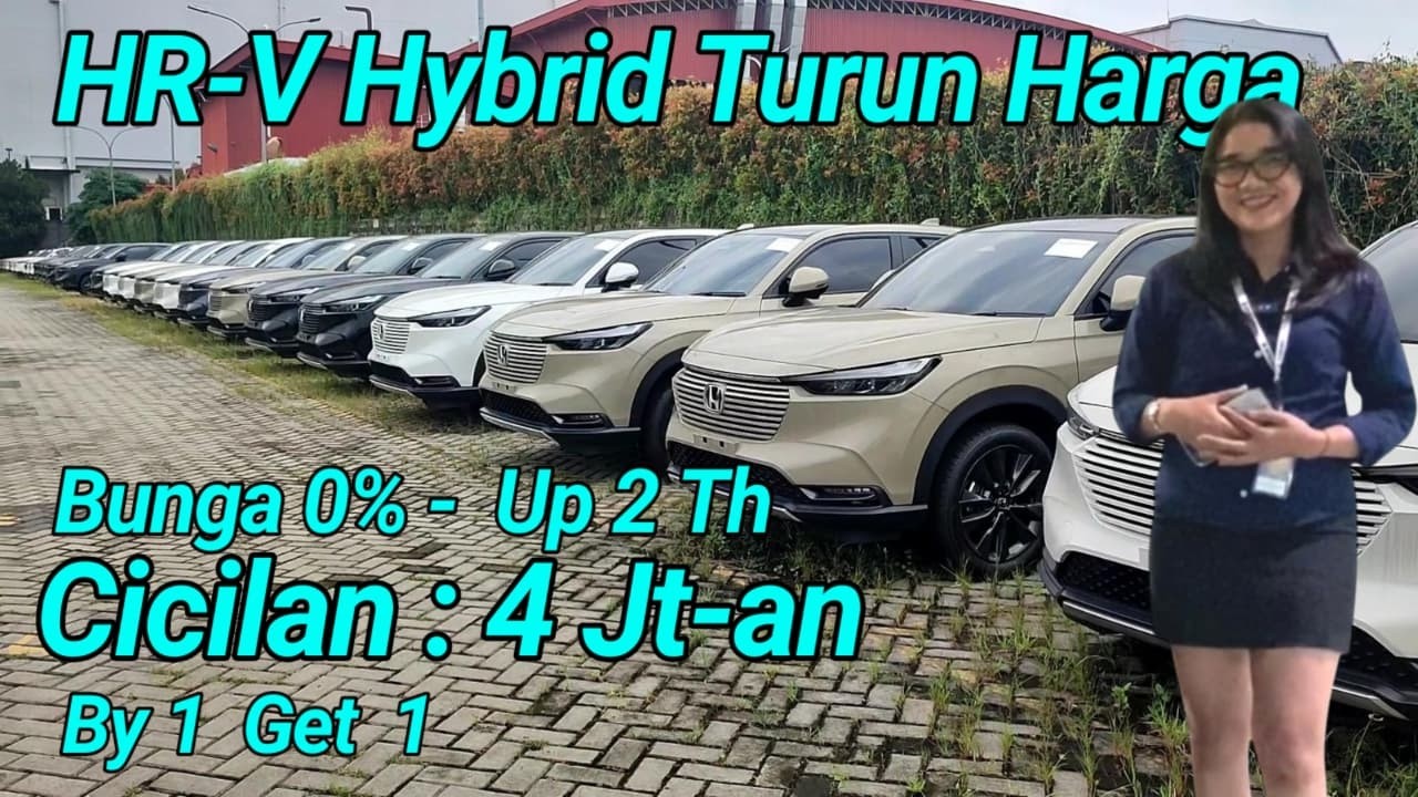 Honda HRV dan Brio Kasih Diskon Puluhan Juta. Bunga 0% X 2 Th. Promo Honda Brio, BR-V, HR-V.