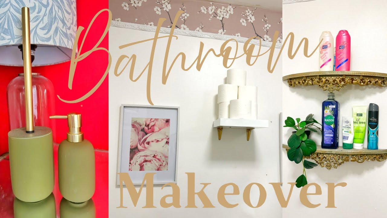 Bathroom Makeover in London Uk | VINTAGE & CHABBY CHIC |MAKEOVER ON A BUDGET 