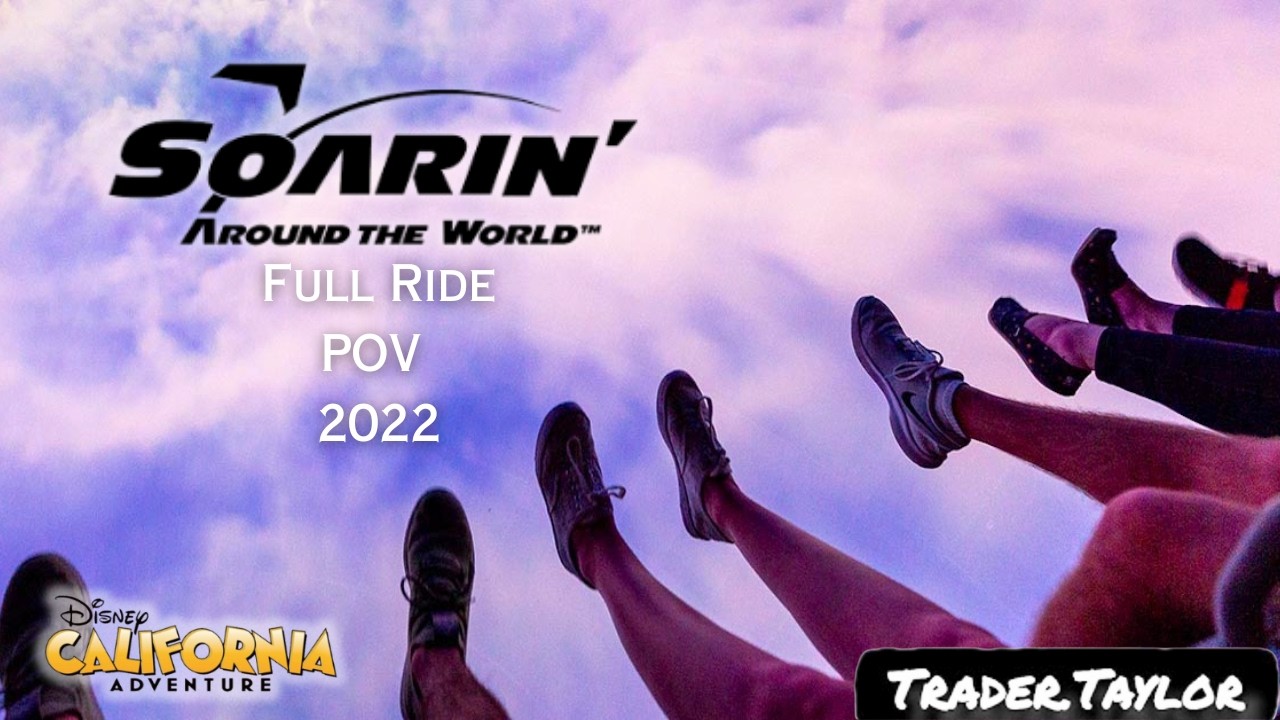 Soarin' Around the World Full Ride - 4K POV Disney California Adventure