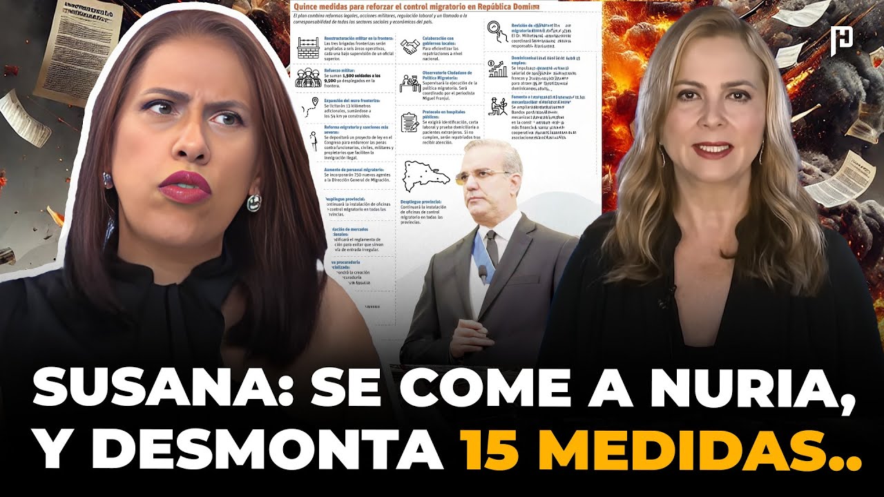 SUSANA GAUTREAU: SE COME A NURIA PIERA Y DESMONTA LAS 15 MEDIDAS MIGRATORIAS!😮
