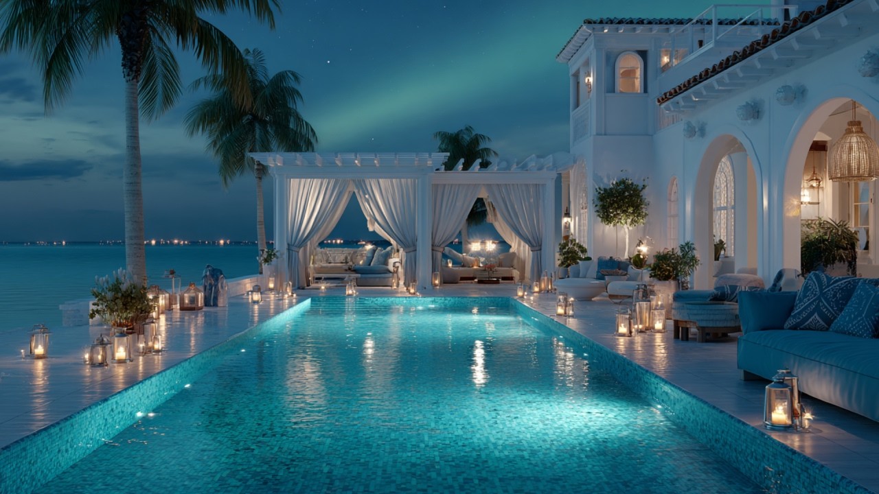 Luxury Chillout Lounge Music ~ Candlelit Ocean Villa Nights & Elegant Lounge Vibes