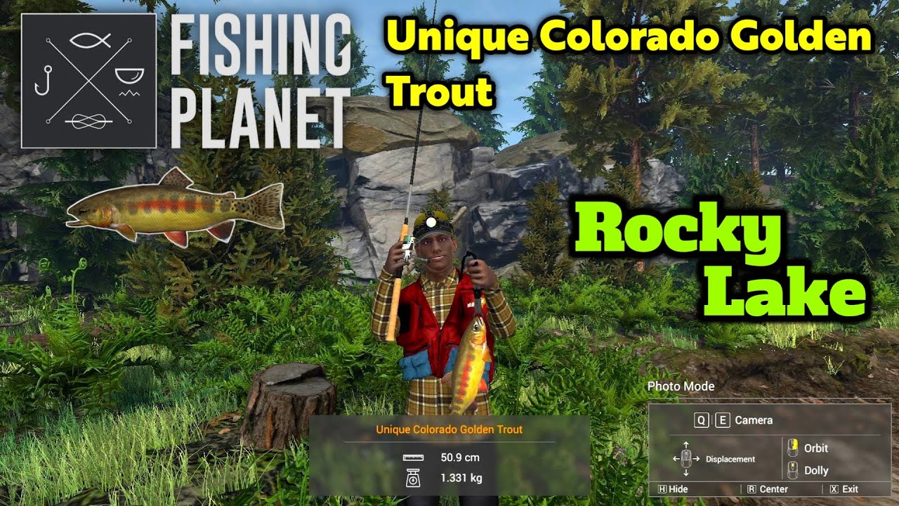 Unique Colorado Golden Trout Rocky Lake - Fishing Planet