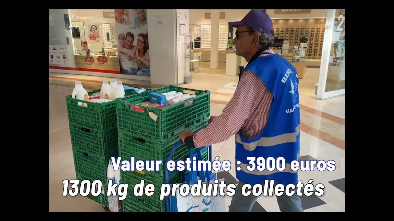 Collecte alimentaire du Comité de Montigny-les-Cormeilles du Secours populaire - septembre 2023