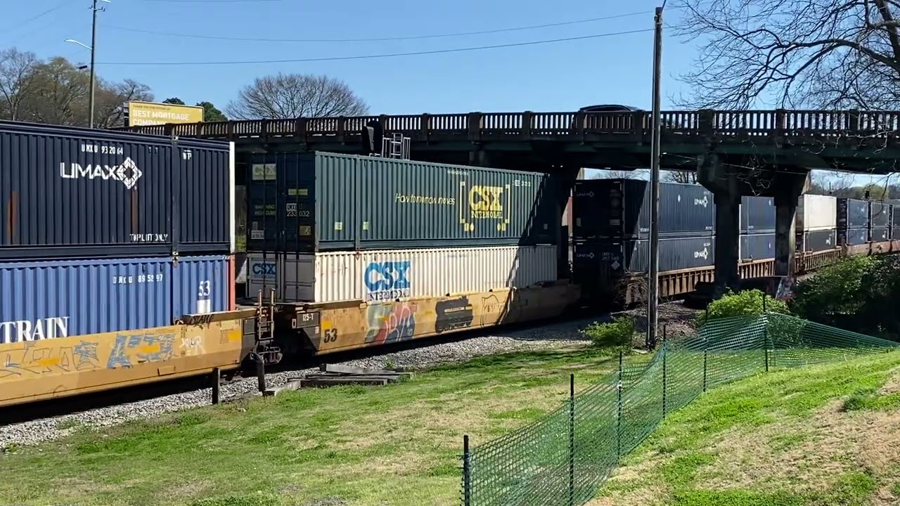 CSX 413 (YN2) & 5295 Intermodal Northbound