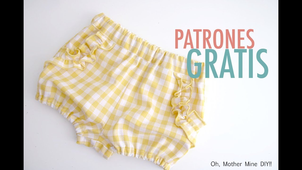 PATRONES GRATIS: Pantalón bombacho para niñas