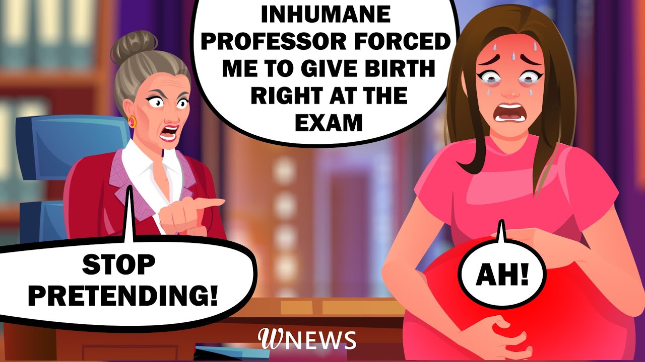 My teacher forced me to give birth right at the exam