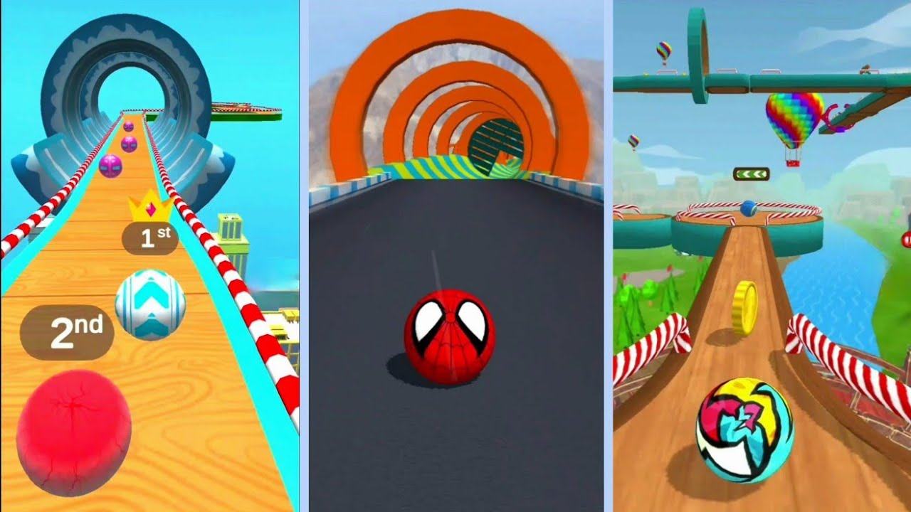 ⚽️Spin Bonus💥  VS Sky Rolling Ball 3D VS Racing Ball Master 3D VS Sky Ball Jump🐧🥎🎳 104