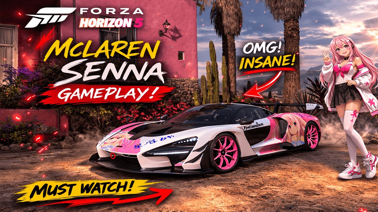 World’s Coolest McLaren Senna in Forza Horizon 5 😍 | McLaren Senna Looks CRAZY in Forza Horizon 5