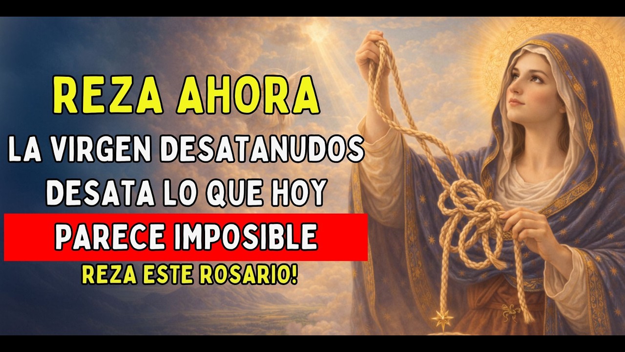 ROSARIO DE LOS 9 NUDOS VIRGEN DESATANUDOS: Desata Nudos de la Escasez y Abre Caminos de Prosperidad