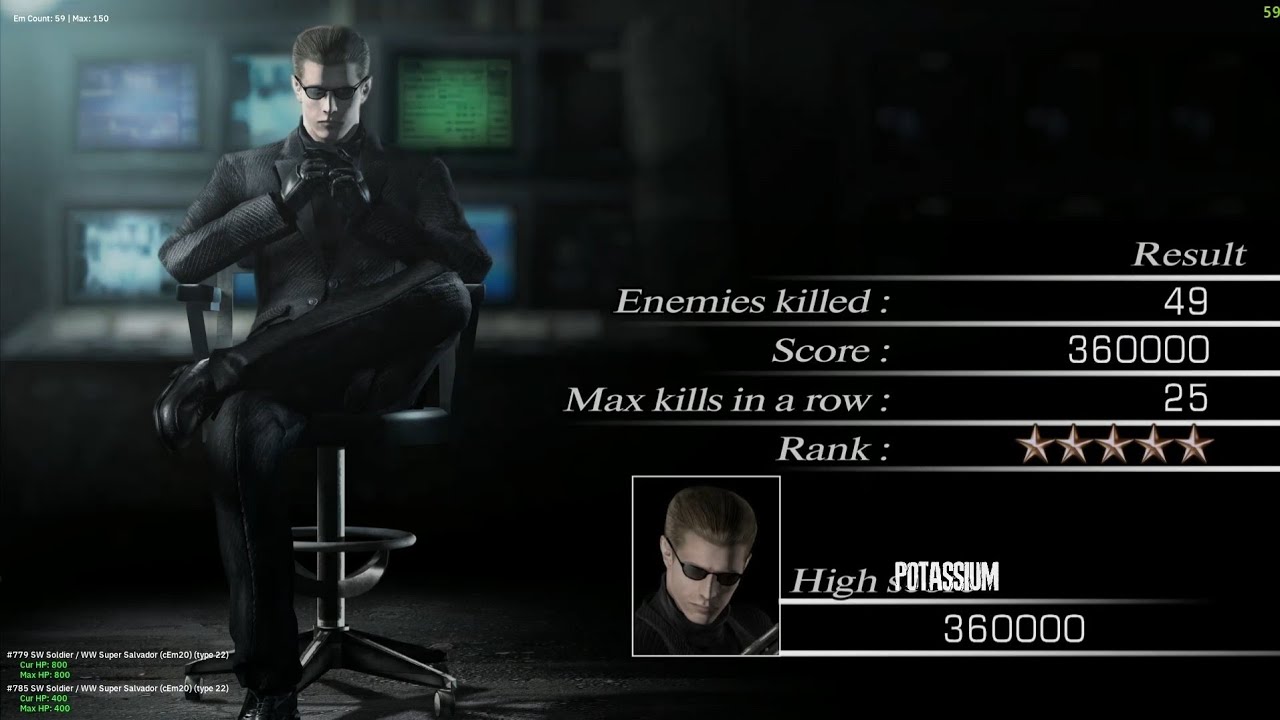RESIDENT EVIL 4 HD PROJECT - THE MERCENARIES SUPER SALVADOR GALORE (WESKER/WATER WORLD) | 5 STARS