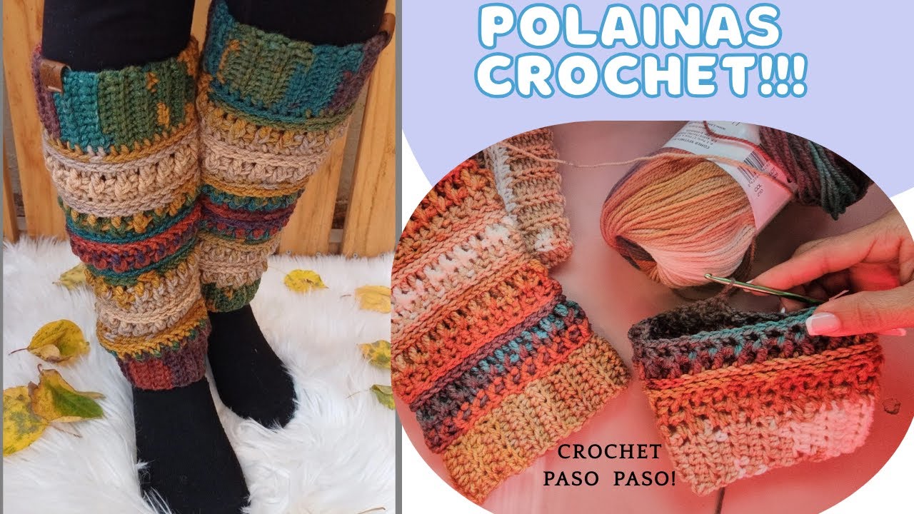 Polainas a Crochet Paso a Paso | Tutorial para Principiantes!!!