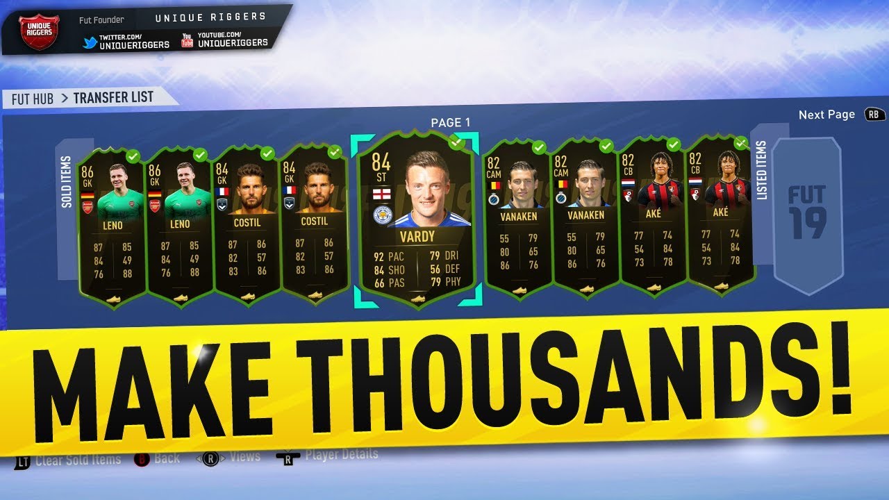 THE EASIEST PLAYERS TO MAKE COINS WITH THIS WEEK! FIFA 19 TRADING METHOD