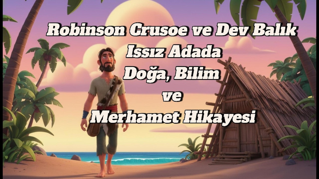 Robinson Crusoe ve Dev Balık | Issız Adada Doğa, Bilim ve Merhamet Hikayesi