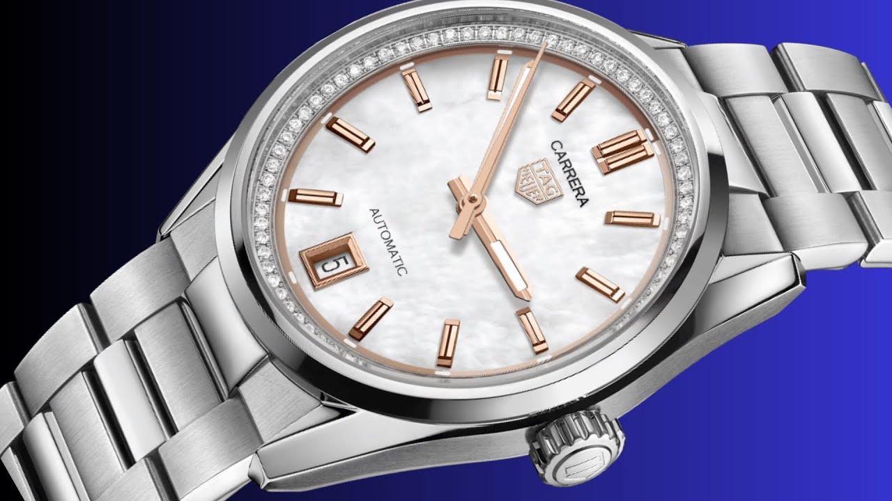 Самые роскошные часы Carrera? | Обзор TAG Heuer Carrera 36 мм с перламутровым и бриллиантовым пок...