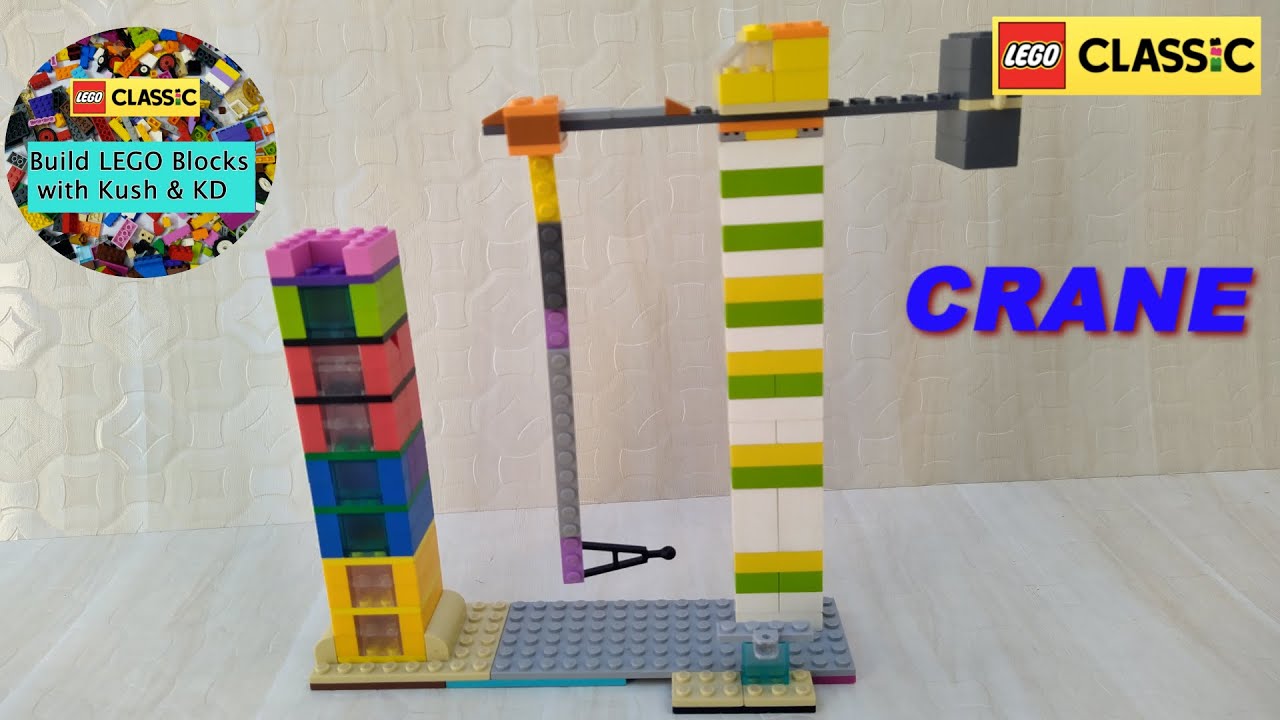 LEGO Crane with LEGO Classic 10715 ||MOC|| Building Instructions Ideas