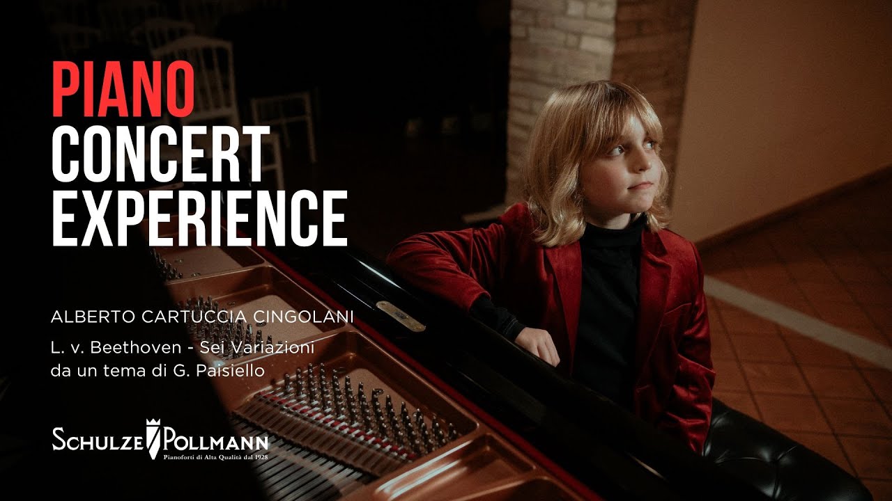 Sei Variazioni tema G. Pasiello - L.V. Beethoven - PIANO CONCERT EXPERIENCE con Alberto Cartuccia