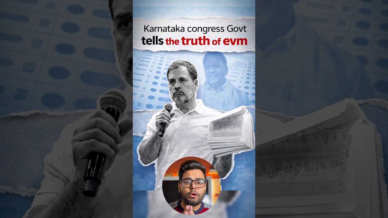 Congress Govt Exposes Rahul Gandhi! Karnataka EVM Survey Deleted 