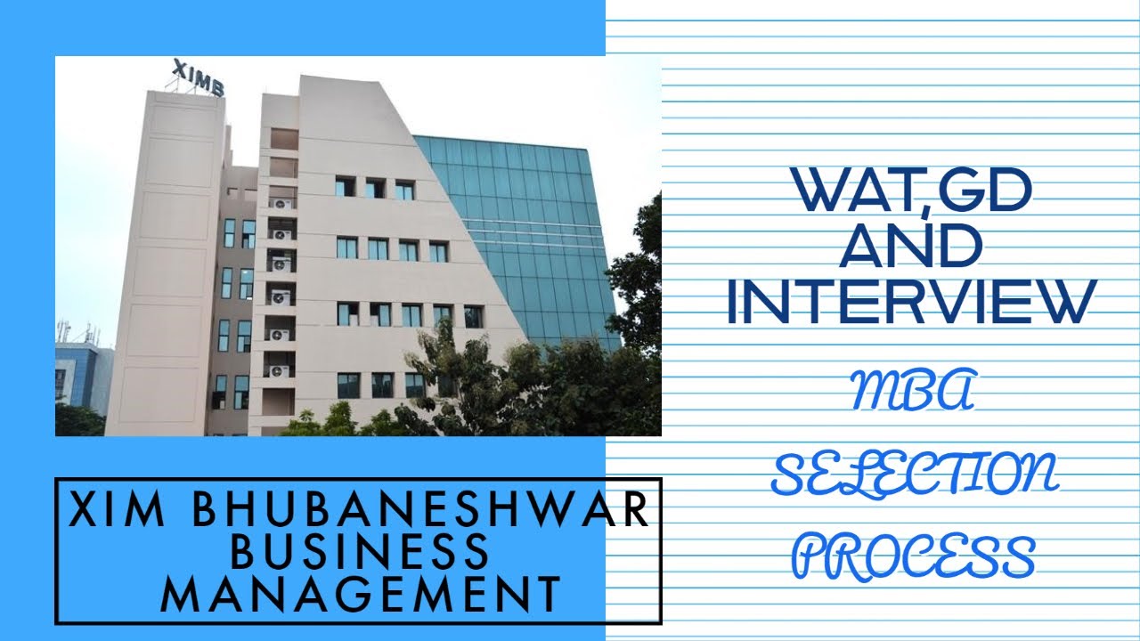 XIM BHUBANESHWAR - BM INTERVIEW EXPERIENCE