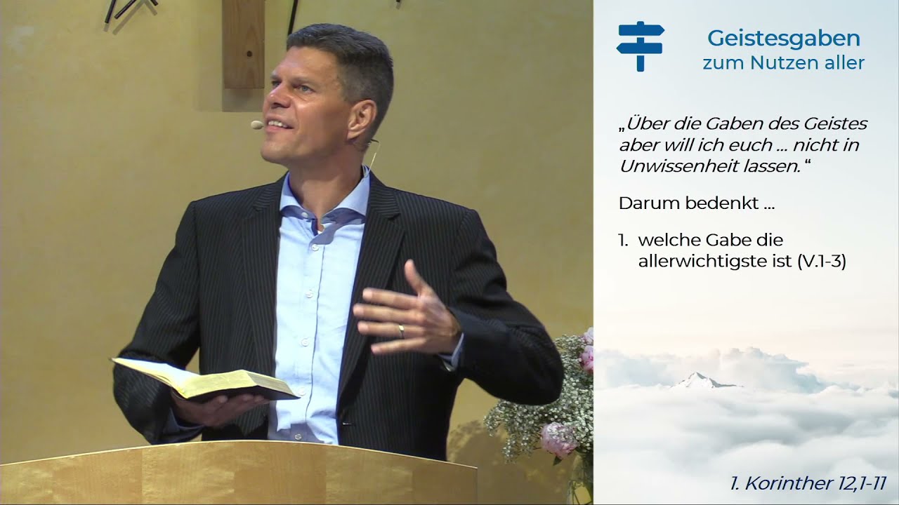 1. Korinther 12, 1-11 - Geistesgaben zum Nutzen aller - 23.05.2021