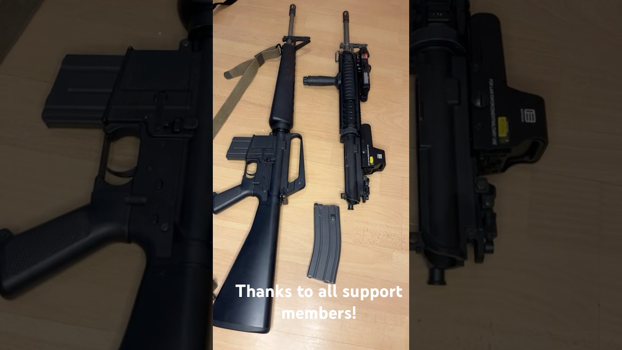 Colt M16A1 into FN M16A4 MWS GBB by Tokyo Marui #gbbr #airsoft #assembly #disassembly  #AR15