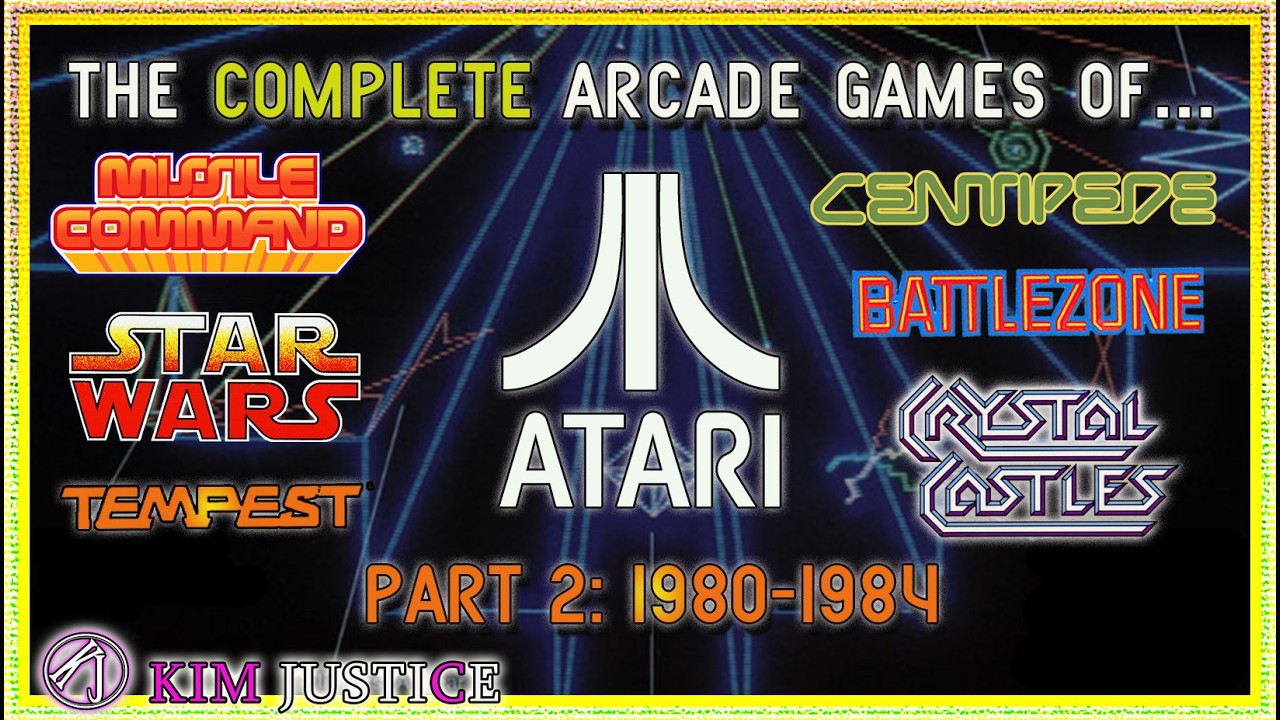 The Story and COMPLETE Arcade Games of Atari: Part 2 - 1980-1984