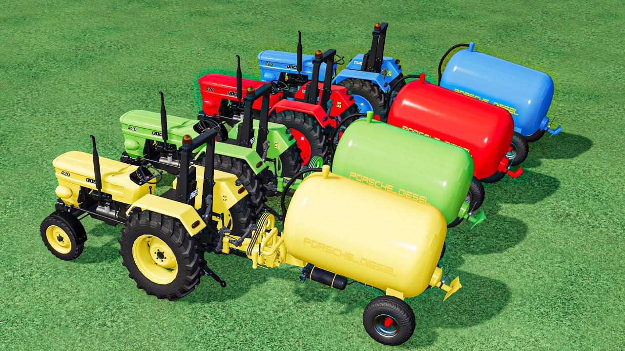 Mini Tractors Of Colors SLURRY SPREADY WORK - Farming Simulator 22