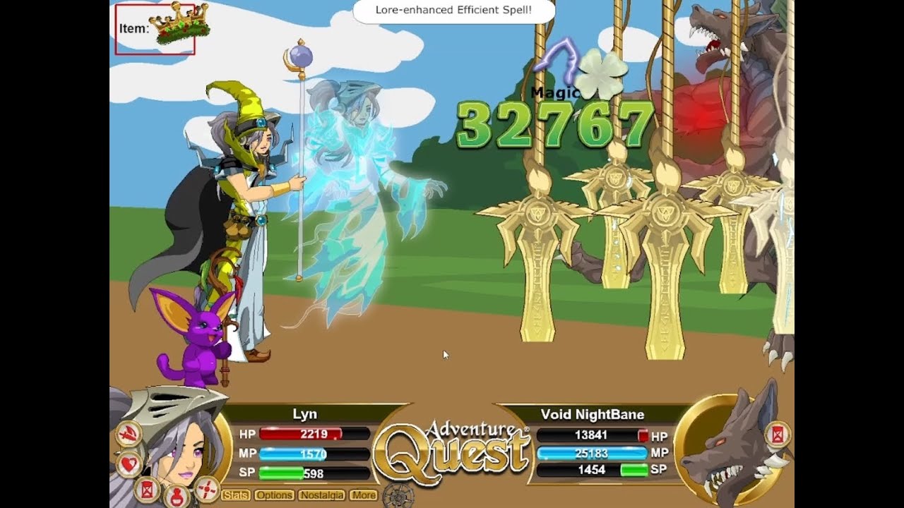 Adventure Quest: Nightbane Level 500 Defeated in A Single Turn!