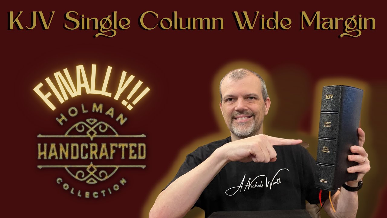KJV Single Column - Finally After A Massive Delay