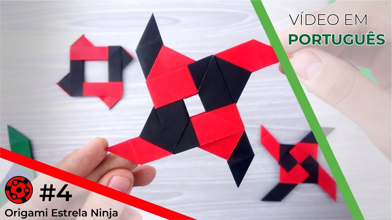 Origami Estrela Ninja #4 - Shuriken Transformador