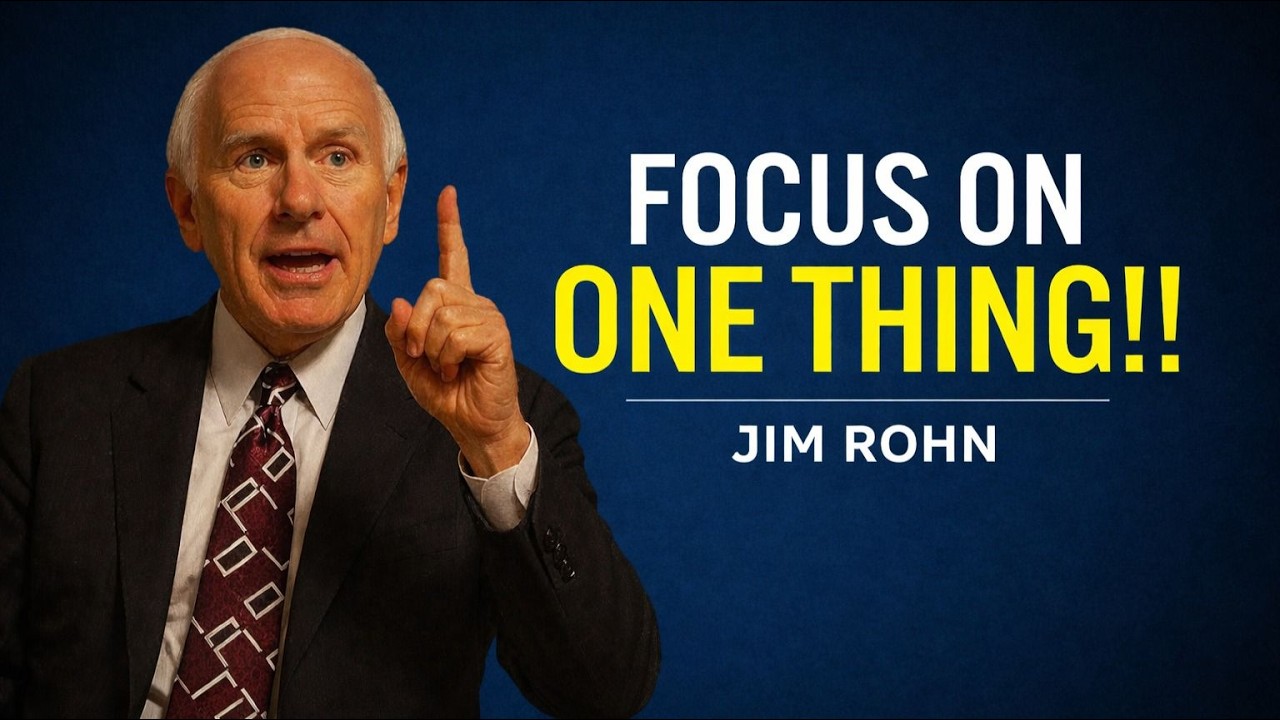 Focus on One Thing – Jim Rohn Motivation #successhabits #motivation #jimrohn #focusonyourself