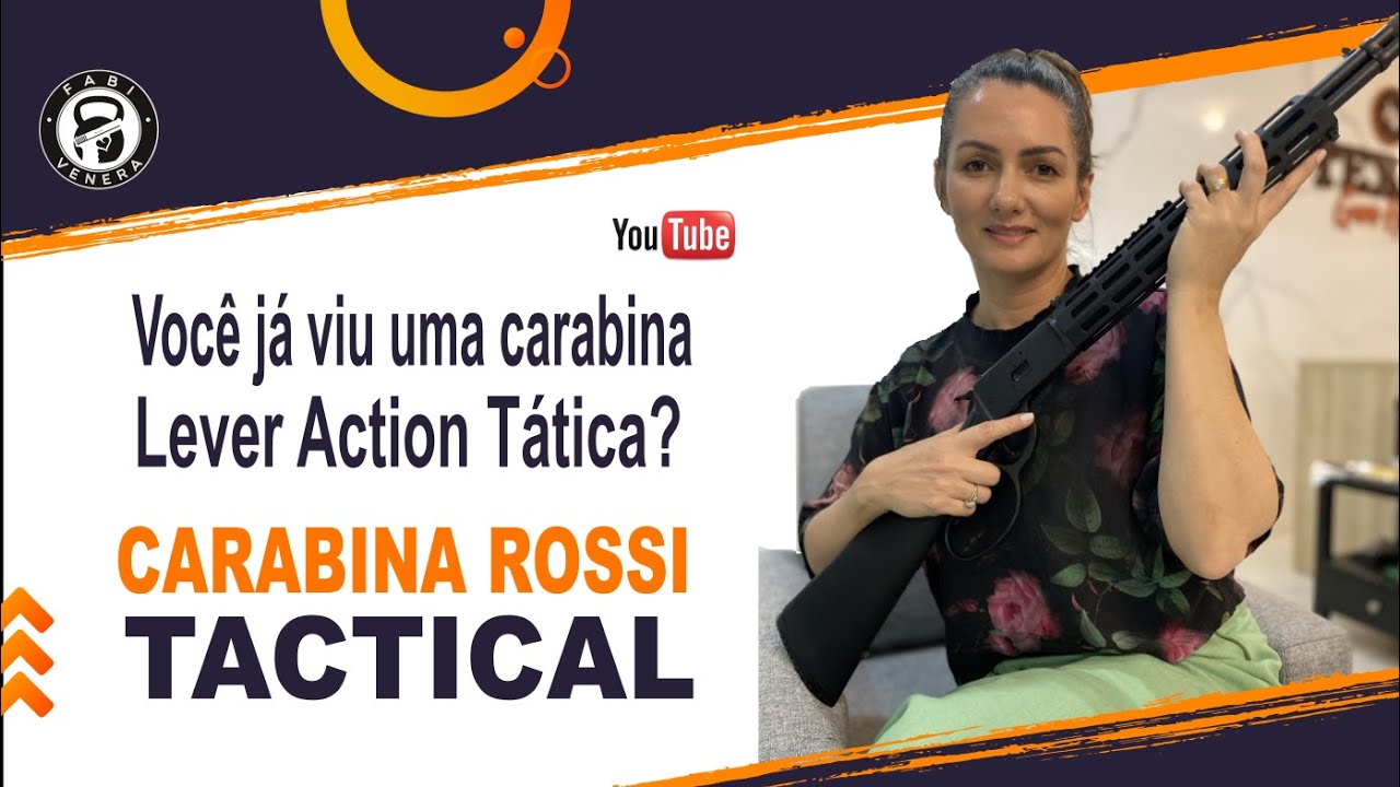 Você já viu uma carabina Lever Action Tática? Não, então vem comigo e assiste o vídeo