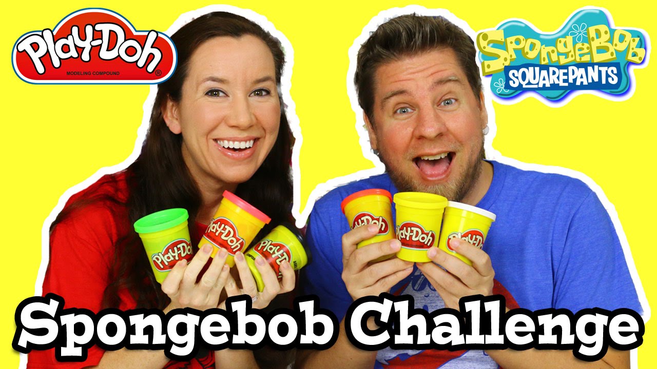 Play Doh Challenge SpongeBob SquarePants