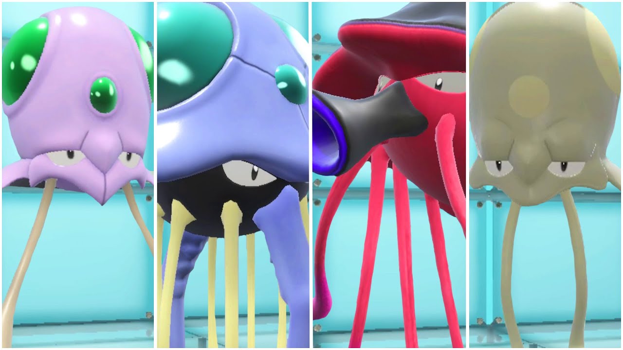 КОМАНДА TENTACOOL EVOLUTION! Блестящие Тентакул, Тентакруэль, Тоедскул, набор приёмов Тоедскруэль...