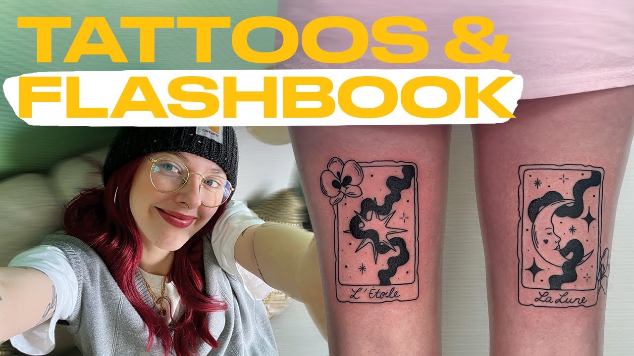 Tattoos, nouveau flashbook et haul matos tattoo ✦ ART VLOG #3