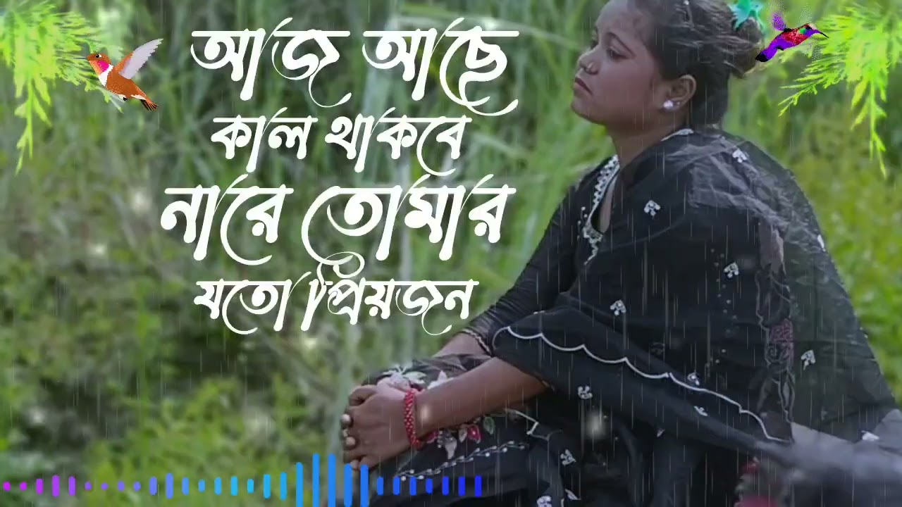 আজ আছে কাল থাকবে নারে তোমার যতো প্রিয়জন | Aj Ase Kal Thakbe Nare Tomar Joto Priyo Jon 