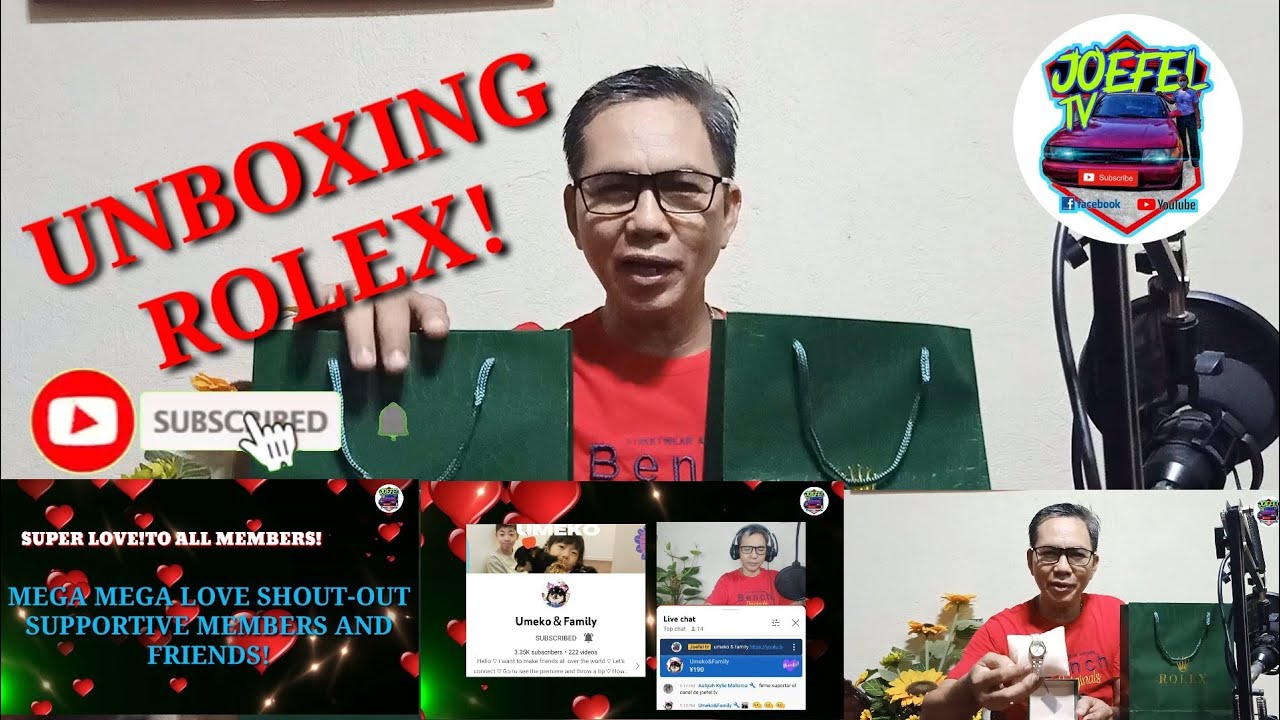 UNBOXING ROLEX! (@Joefel tv)